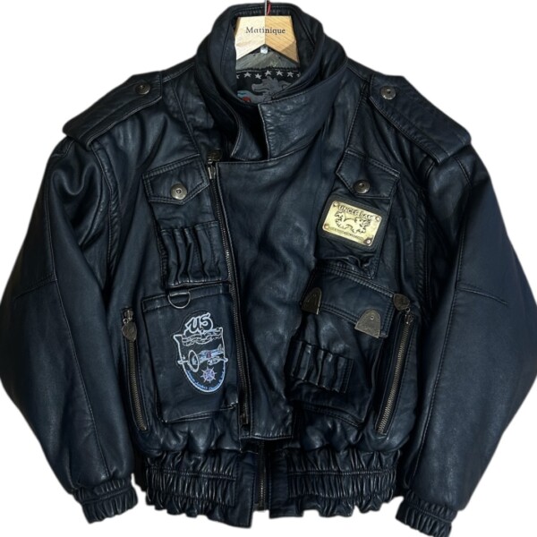 Ann Demeulemeester 2007 Virgin Wool Aviator Blouson with