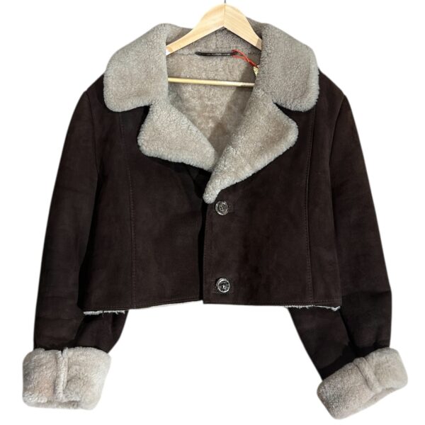Cropped Shearling